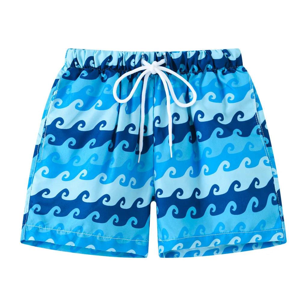 Men's Summer Swimming Trunk Swimwear Flower Printed Swimsuits Swimwear