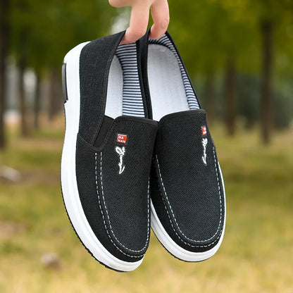 Men's Oxford Sneakers Canvas Lightweight Breathable Soft Sole Affordable Free Shipping Shoes