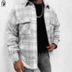 Men Shirt "Flannel Shirt Jacket "