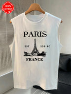 Men Tank Shirt "Paris Tour Eiffel"