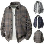 Men Shirt "Vintage Plaid Flannel"