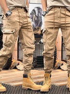 Men Cargo Pants "Fall Heavyweight Pure Cotton"