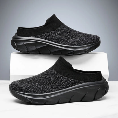 Men Slippers New Summer Breathable Home Indoor Slippers Men Thick Bottom Slides Fashion Walking Shoes Men chanclas de hombre