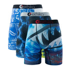 Men Long Underwear - ETHIKA Men Boxers Breathable / 3pcs
