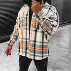 Men Shirt "Flannel Shirt Jacket "