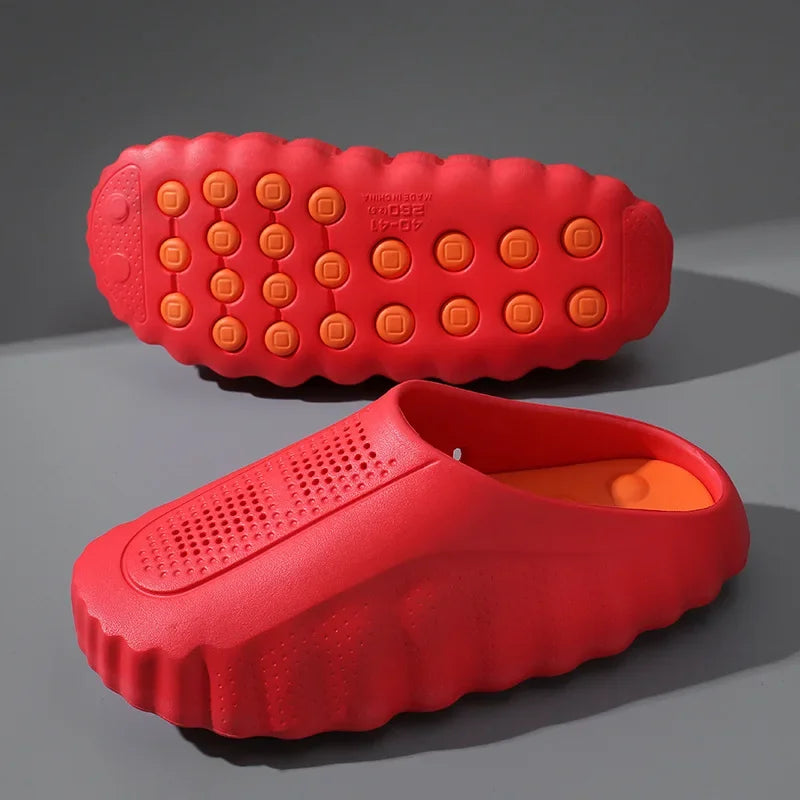 Men Slippers "Soft EVA Massage Slide Slippers Acupressure Non-Slip"