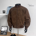 Men Leather Jacket"ashionable motorcycle bomber men's jacket"