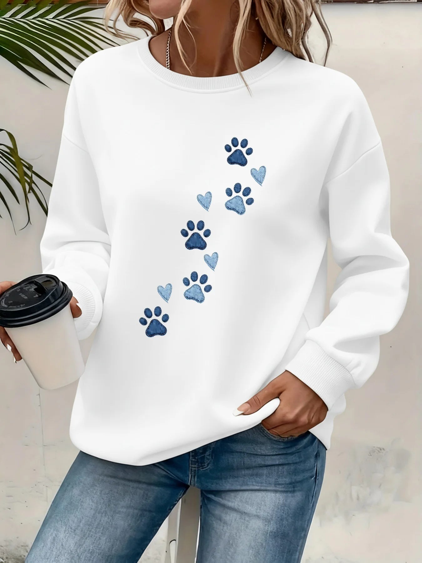 Women's autumn and winter casual fashion loose comfortable warm