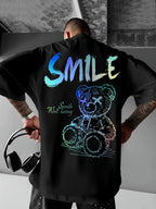 Men T-Shirt "Smile Well Being Teddy Bear"