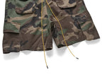 Men Short "Multi Pocket Camouflage Drawstring Jeans"