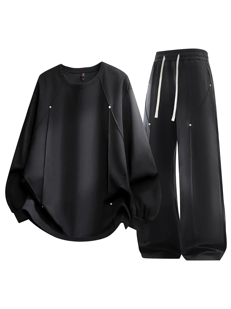 Men Mathing Set "Athletic Sports Sweatsuit Long Sleeve Pullover"