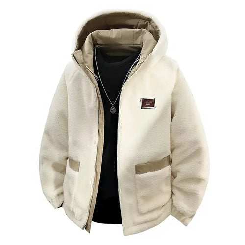 Men Down Coat"Winter Fashion Trend With Thick Fleece "