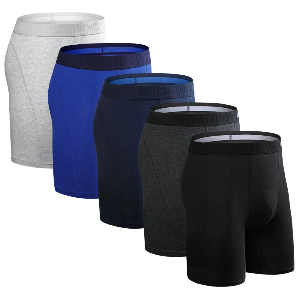Men Long Underwear - Cotton underwear / 5pcs
