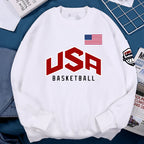 Men Hoodie Sweatshirt "USA Basketball"