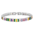 Unisex Jewelry & Accessory "3mm 4mm D Color Moissanite Tennis Bracelet Full Diamond GRA 925 Sterling Silver Wedding Jewelry Bracelets"