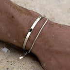 Men Jewelry & Accessory "Stackable Bracelets for Men, 925 Sterling Silver"