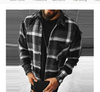 Men Shirt "Flannel Shirt Jacket "