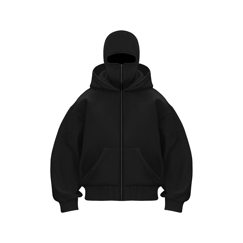 Men Hoodies & Sweatshirt "Double Hooded Balaclava"