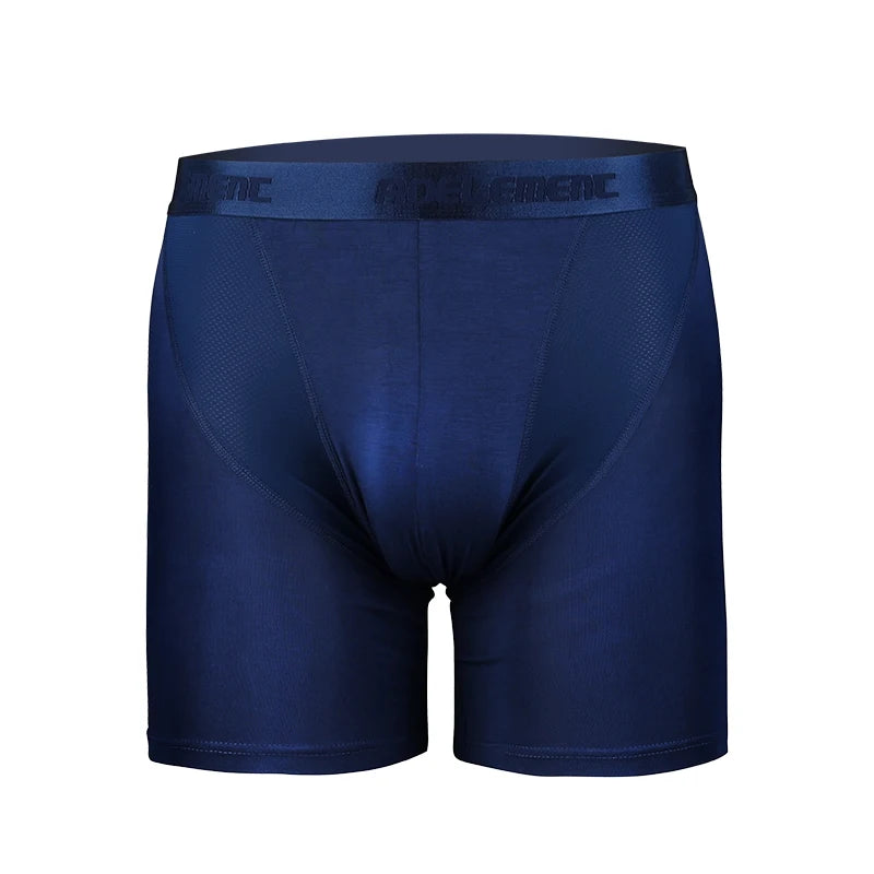 Men Long Performance Mesh Long-Leg Boxer Briefs / 3pcs