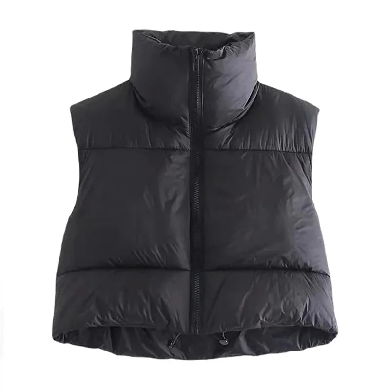 Women Coat & Jackets "Vest Fashion Autumn Stand Collar Elegant Coats Warm Outerwear"