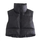 Women Coat & Jackets "Vest Fashion Autumn Stand Collar Elegant Coats Warm Outerwear"