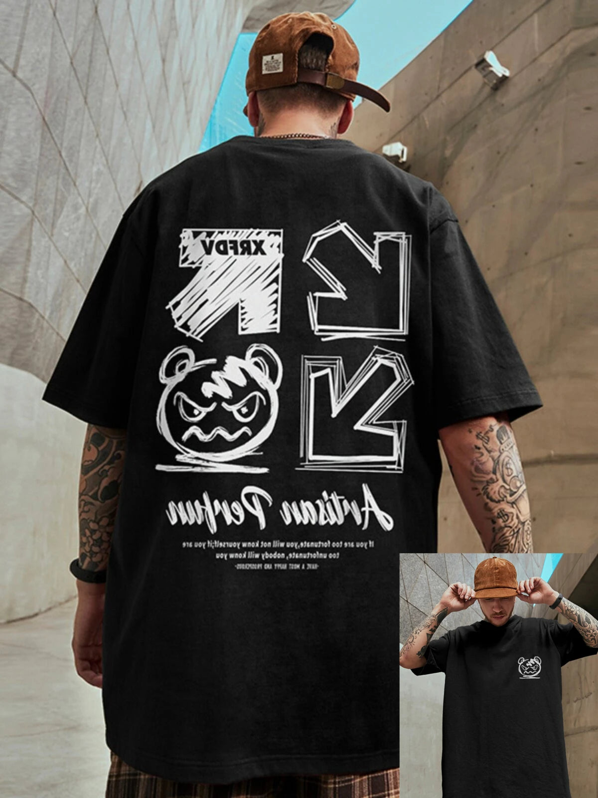 Men T-Shirt "3 Arrows & Teddy Head"