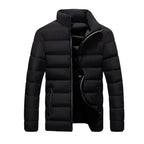 Men Down Coat "stand up collar winter zipper thick"