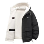Men Down Coat"Winter Fashion Trend With Thick Fleece "