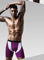 Men Long Performance Mesh Long-Leg Boxer Briefs / 3pcs