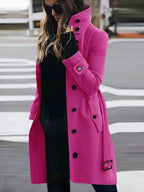 Women Coat & Jacket "Wool Blend Women's Coat Outerwears Winter Warm Female Jackets"