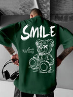 Men T-Shirt "Smile Well Being Teddy Bear"