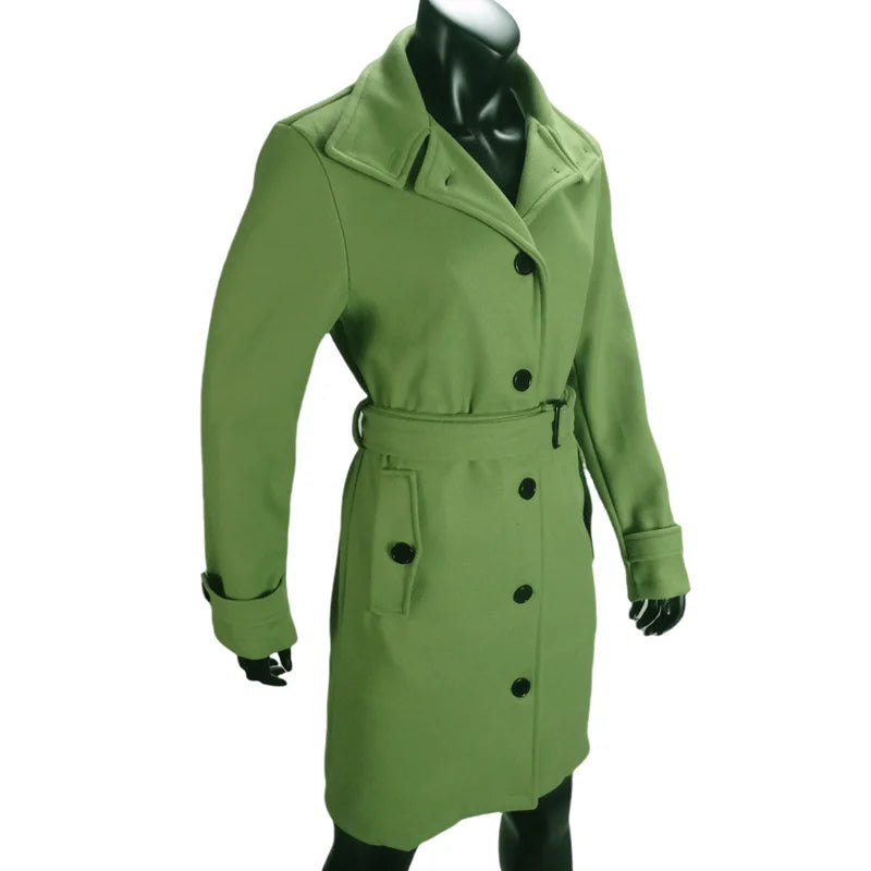 Women Coat & Jacket "Wool Blend Women's Coat Outerwears Winter Warm Female Jackets"