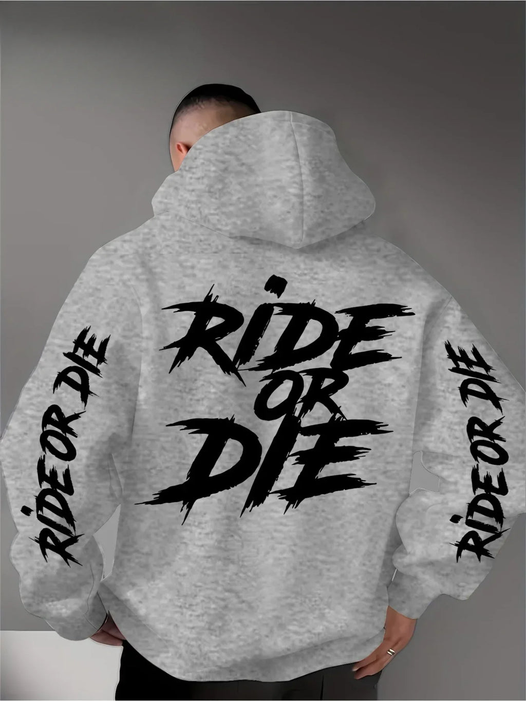 Men Hoodie Sweatshirt "Ride Or Die"
