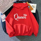 Women Sweaters & Hoodies"Outdoors Sports Jogging Clothing Autumn Winter Fashion Streetwear Queen Printing Women's Hoodies Casual Sweatshirt Pullover Tops"