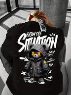 Men T-Shirt"Enjoy The Situation Teddy Bear"
