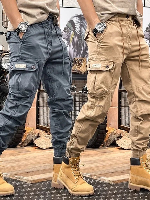 Men Cargo Pants "Fall Heavyweight Pure Cotton"