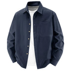 Men Shirt "Solid Color Long-Sleeved"