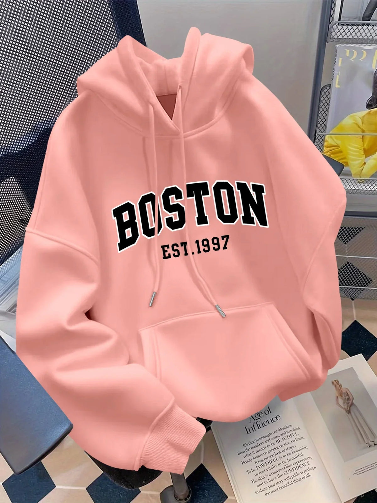 Men Hoodie Sweatshirt "Boston EST 1997"