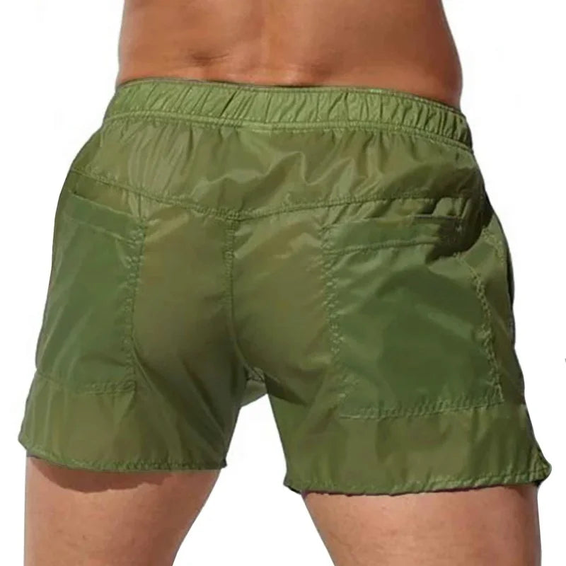 Men's Transparent Summer Sexy Swimwear Boxer