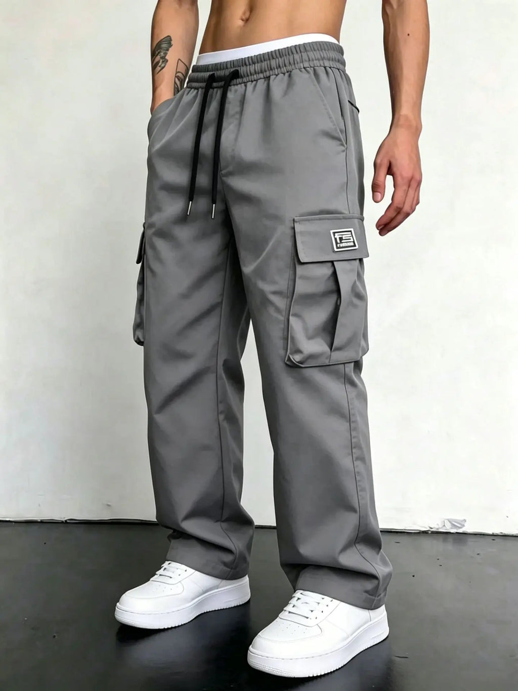 Men Cargo Pants "Male Army Green"
