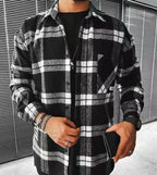 Men Shirt "Flannel Shirt Jacket "