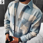 Men Shirt "Flannel Shirt Jacket "
