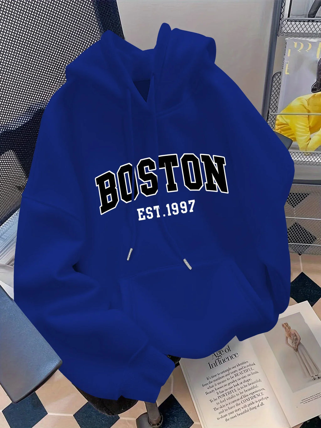 Men Hoodie Sweatshirt "Boston EST 1997"