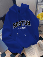 Men Hoodie Sweatshirt "Boston EST 1997"