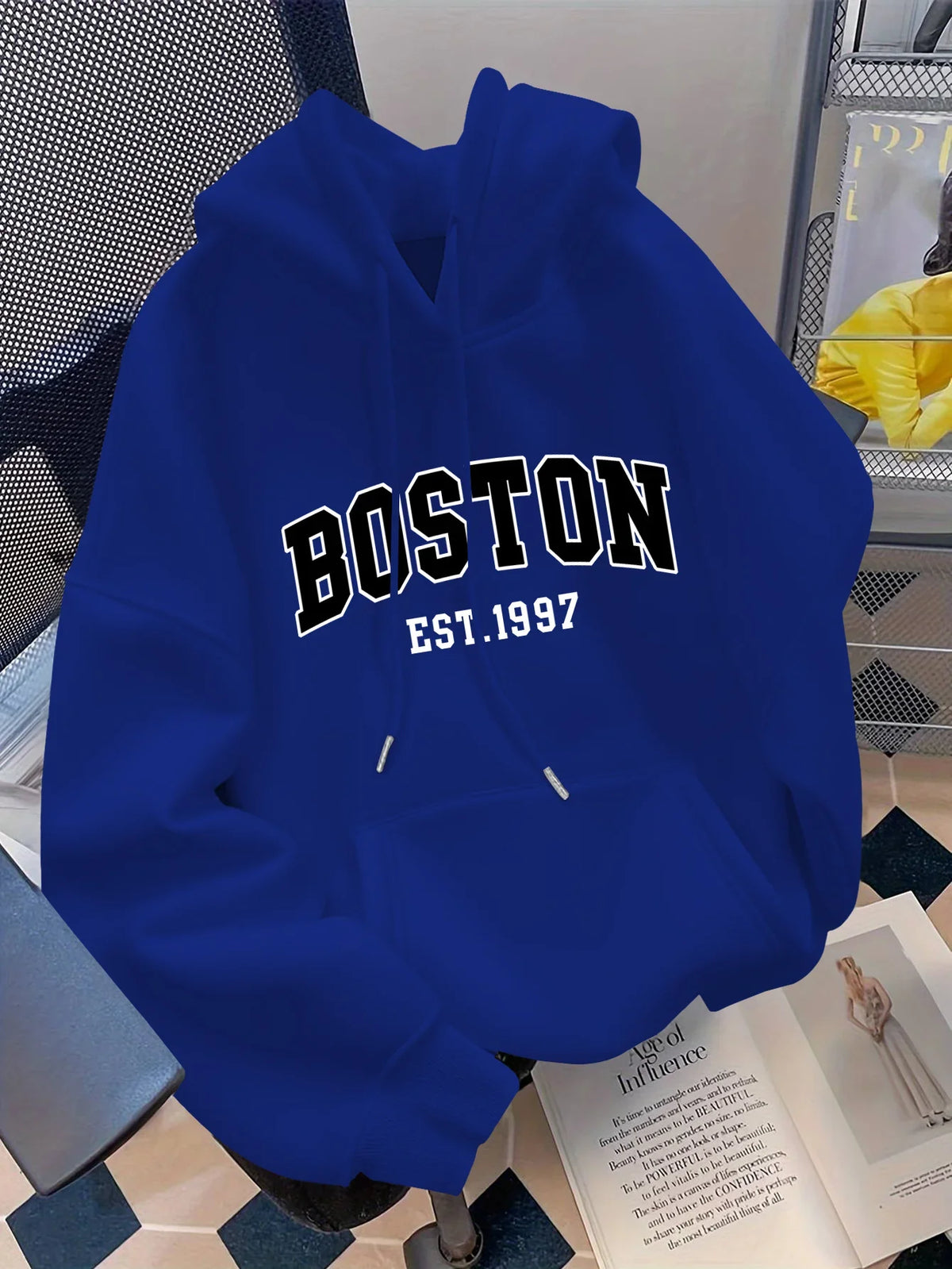 Men Hoodie Sweatshirt "Boston EST 1997"