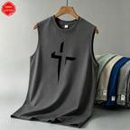 Men Tank Shirt "with Cross"