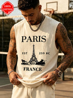 Men Tank Shirt "Paris Tour Eiffel"