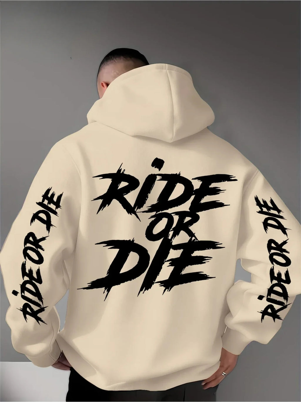 Men Hoodie Sweatshirt "Ride Or Die"