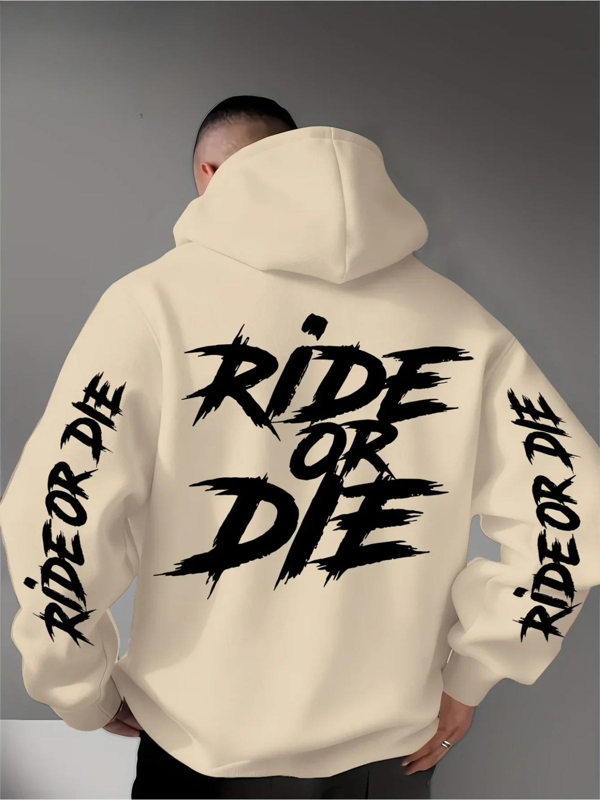 Men Hoodie Sweatshirt "Ride Or Die"