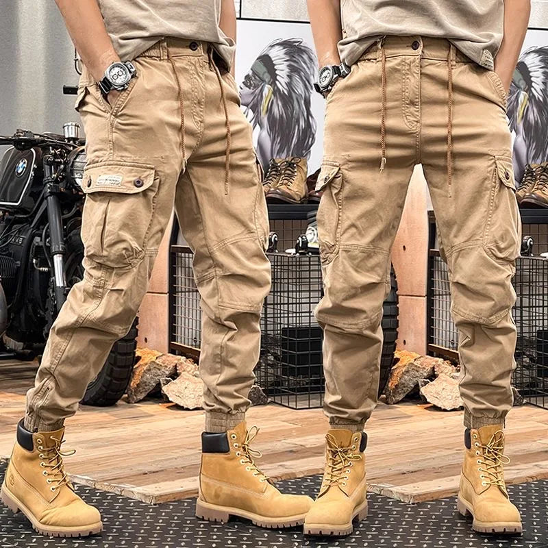 Men Cargo Pants "Fall Heavyweight Pure Cotton"
